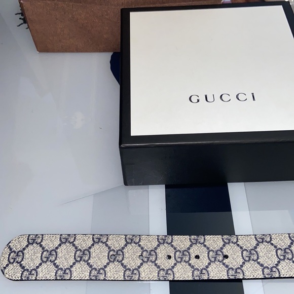Gucci GG Supreme belt with G buckle - Picture 3 of 8